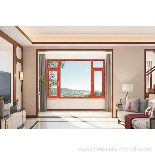 Custom Good Heat Insulation 6063 Aluminium Casement Windows